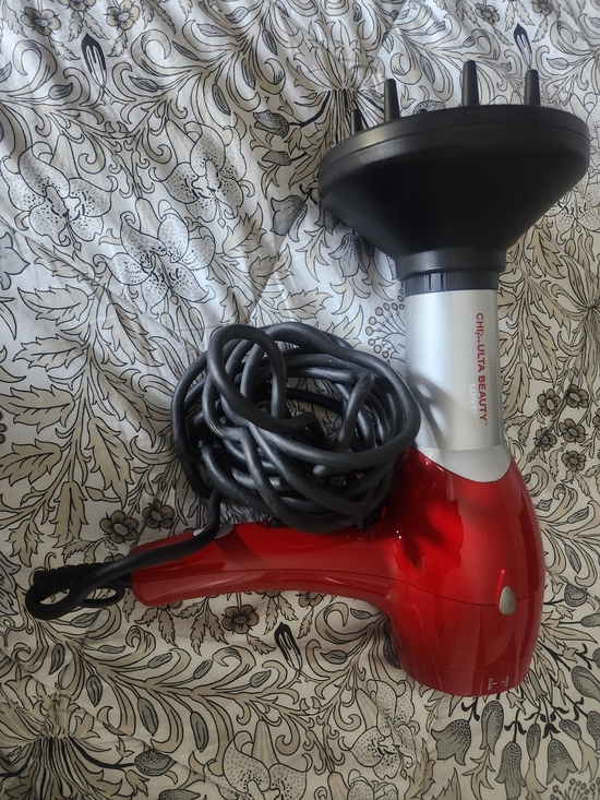 Other - CHI/ULTA BEAUTY Red Handheld Hair Dryer with Diffuser